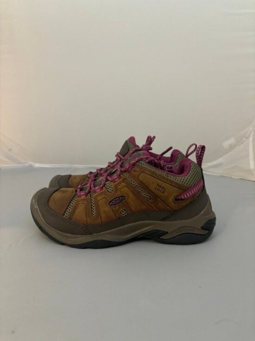 Keen circadia vent hiking boots brown purple women’s 1026778 new - Picture 5 of 8